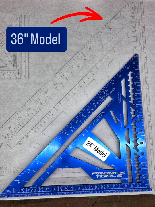 36 inch Aluminum Carpenter's Square (See Preorder)