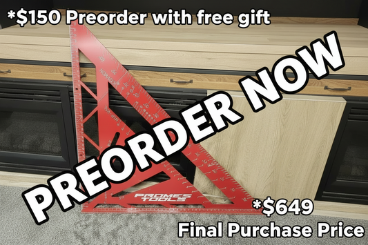 First Edition Preorder 48” Custom Color Square +Engraving