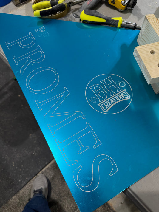 Custom Square Laser Engraving